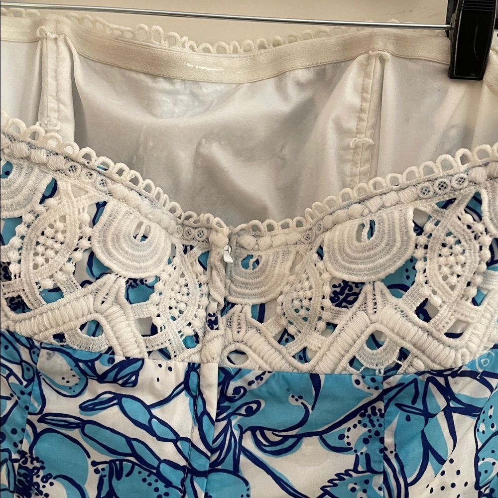 RARE Lilly Pulitzer Jubilee Blue Crab Coronado Maxi Dress 6 EUC - Picture 6 of 9